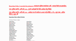 Desktop Screenshot of grpajmerpolice.rajasthan.gov.in
